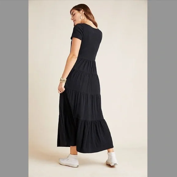 gillian tiered maxi dress Maeve Gillian Tiered Maxi Dress